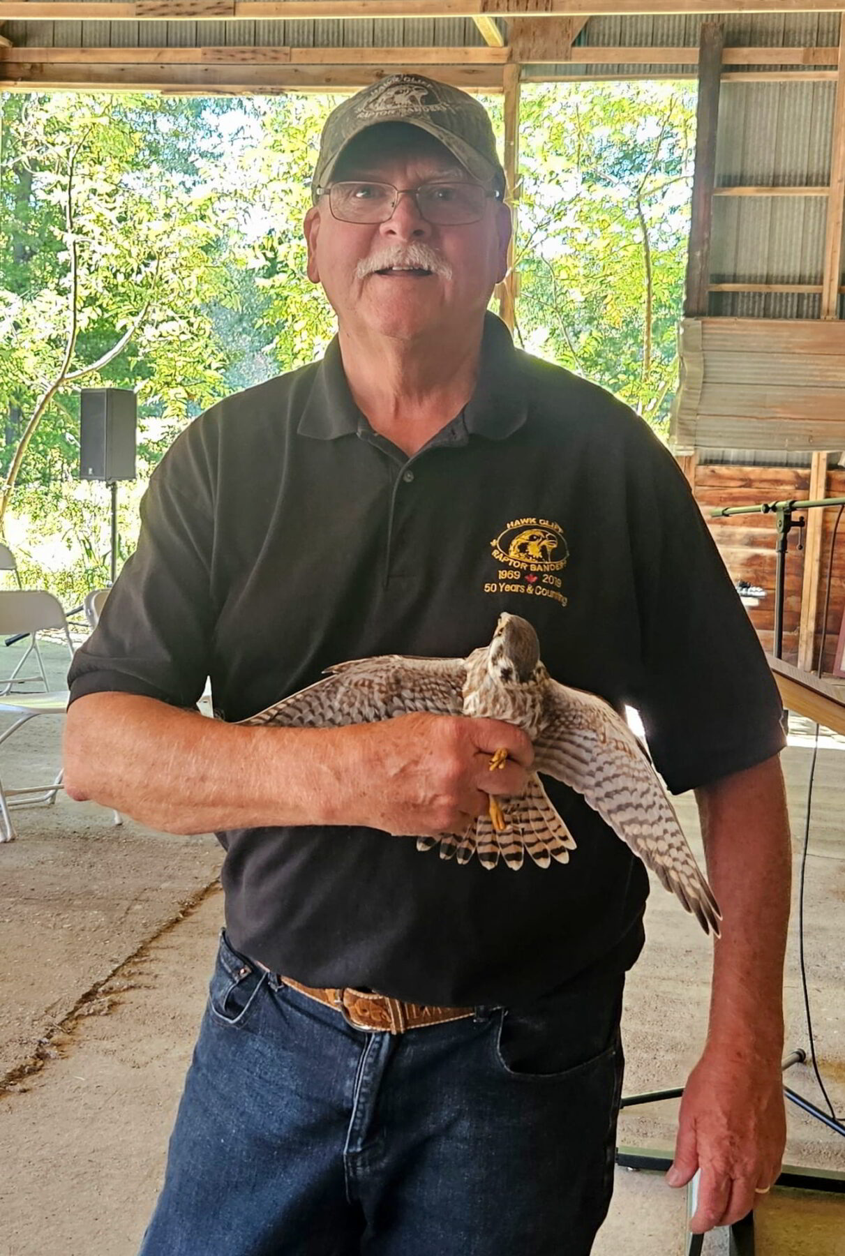 Al Hurst with Kestrel